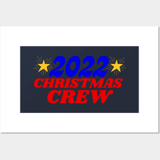 2022 Christmas Crew Retro Posters and Art